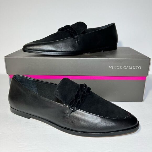 Vince Camuto Foronni Pointed Toe Suede Loafers - Picture 1 of 7